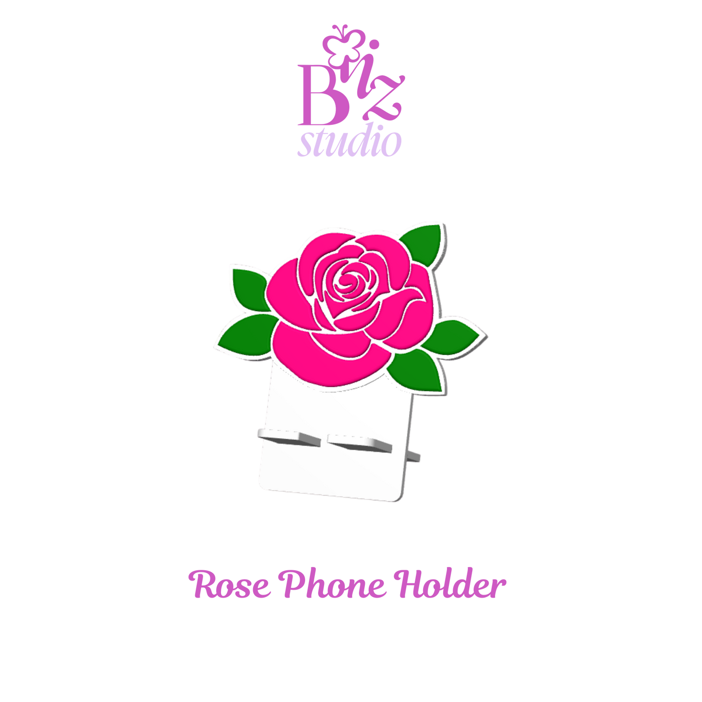 Rose 3D Phone Holder