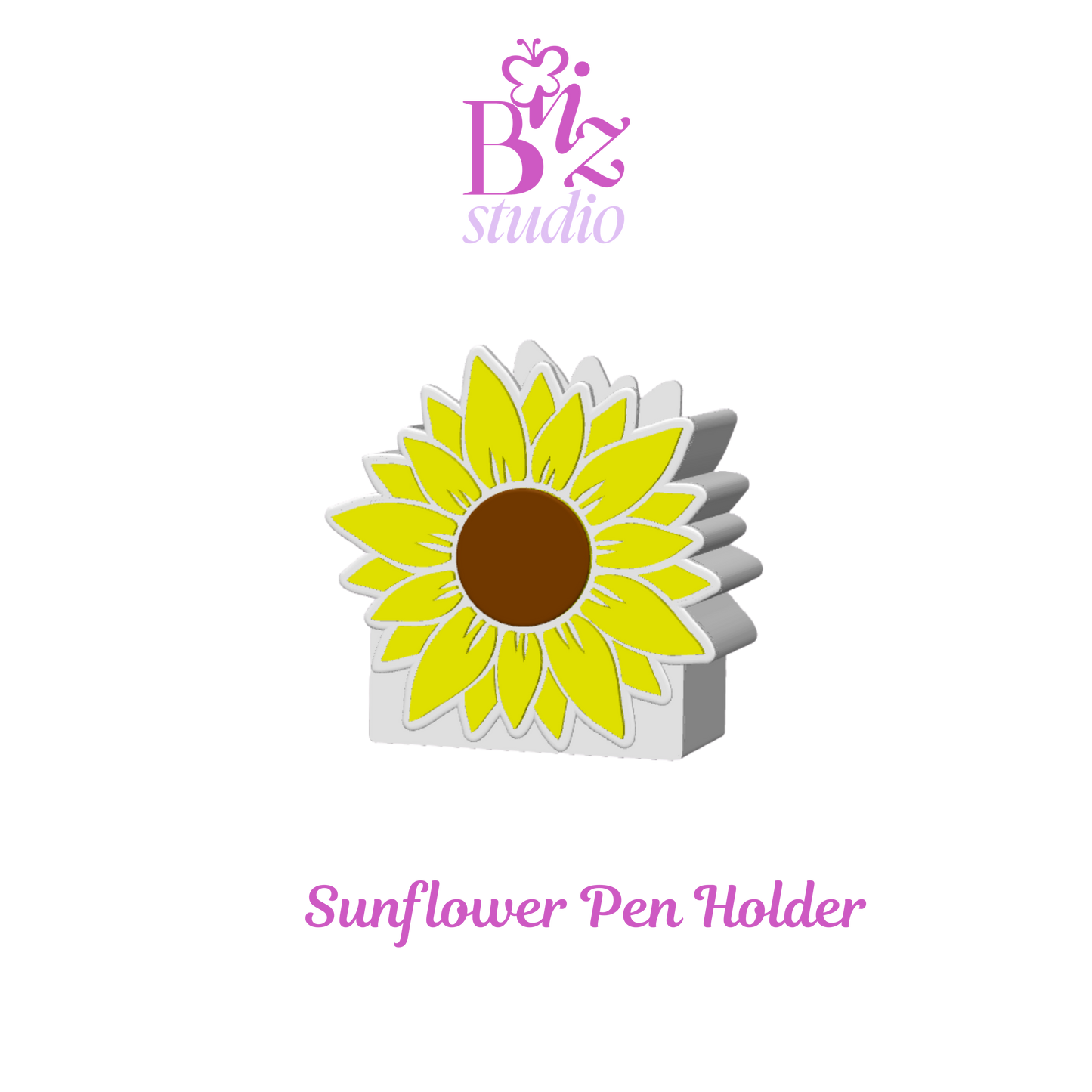 Sunflower 3D Pen Holder
