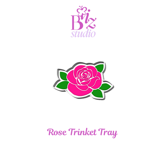 Rose 3D Trinket Tray