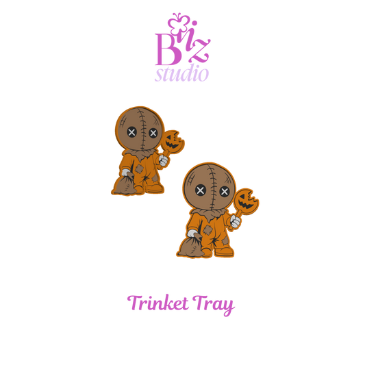 Burlap Boy 3D Trinket Tray