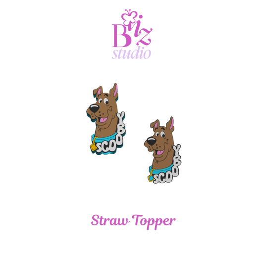 Biscuit Buddy 3D Straw Topper