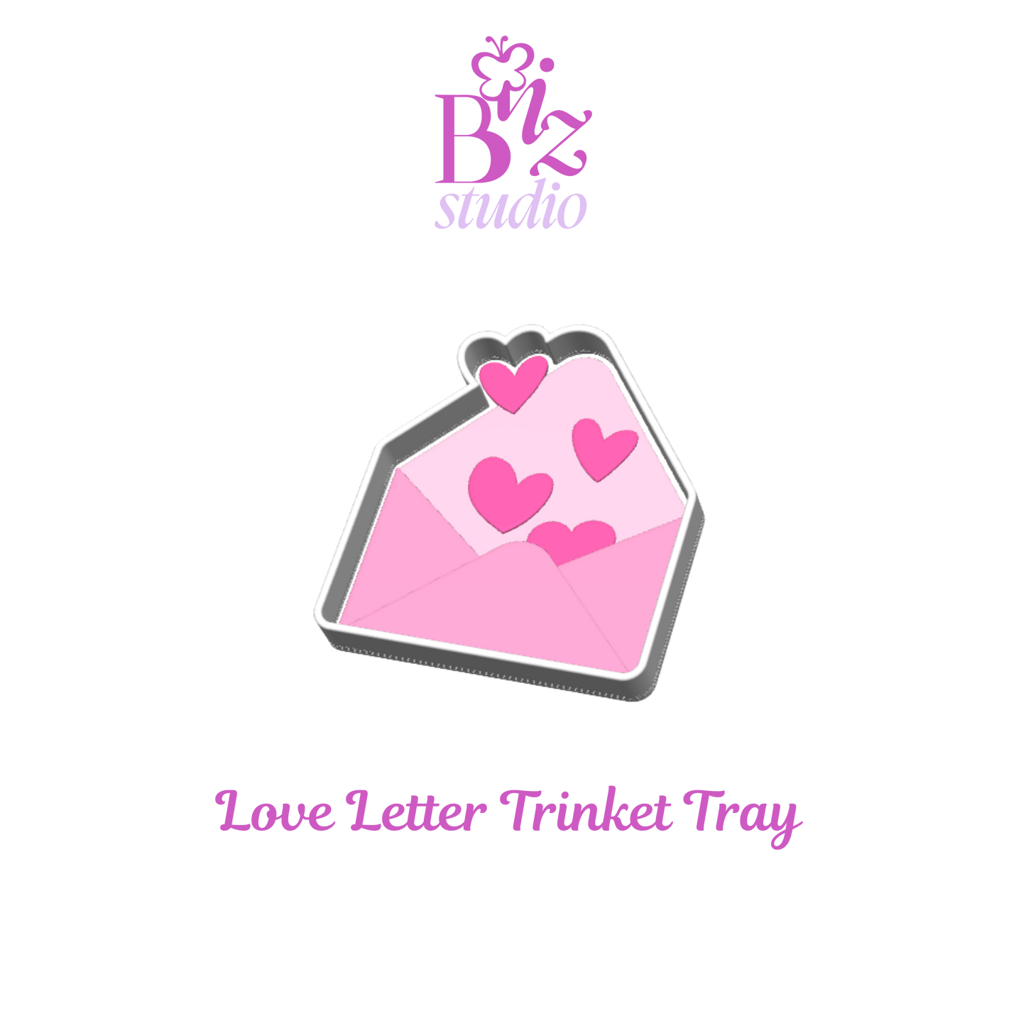 Love Letter 3D Trinket Tray