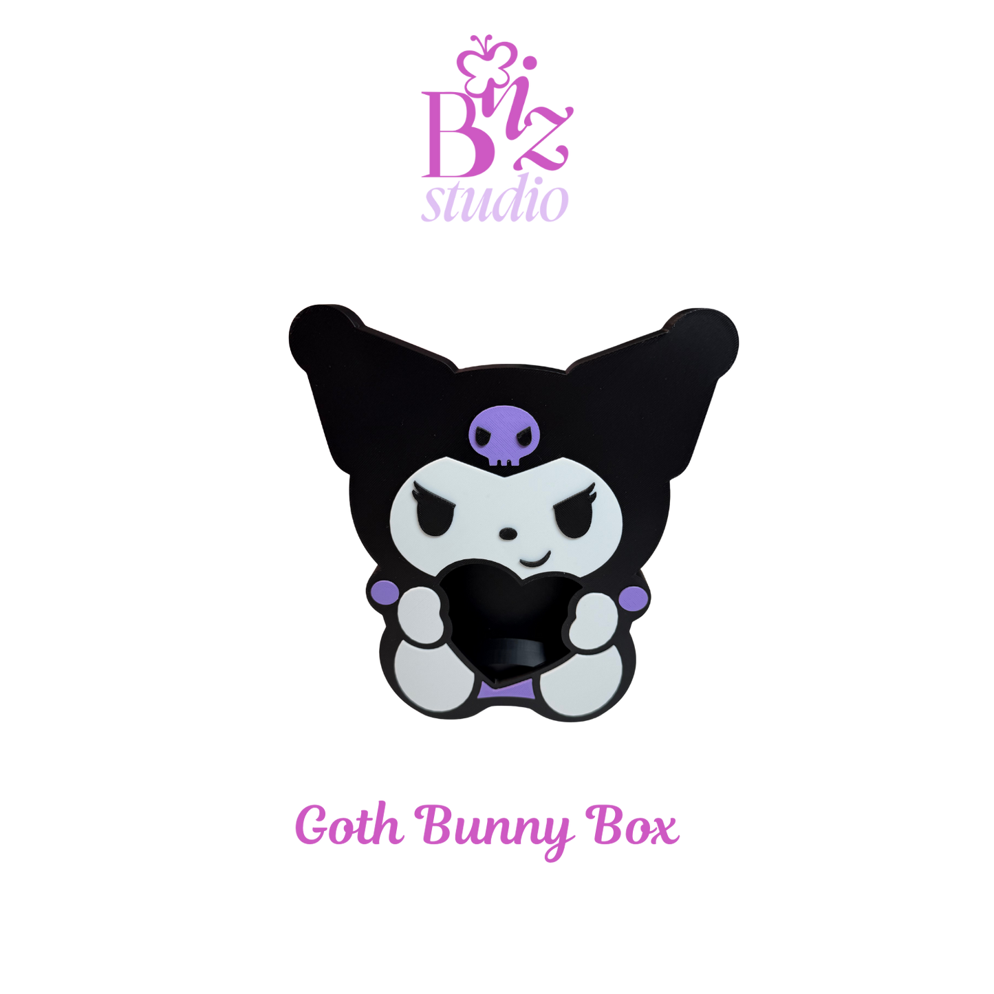 Goth Bunny 3D Box