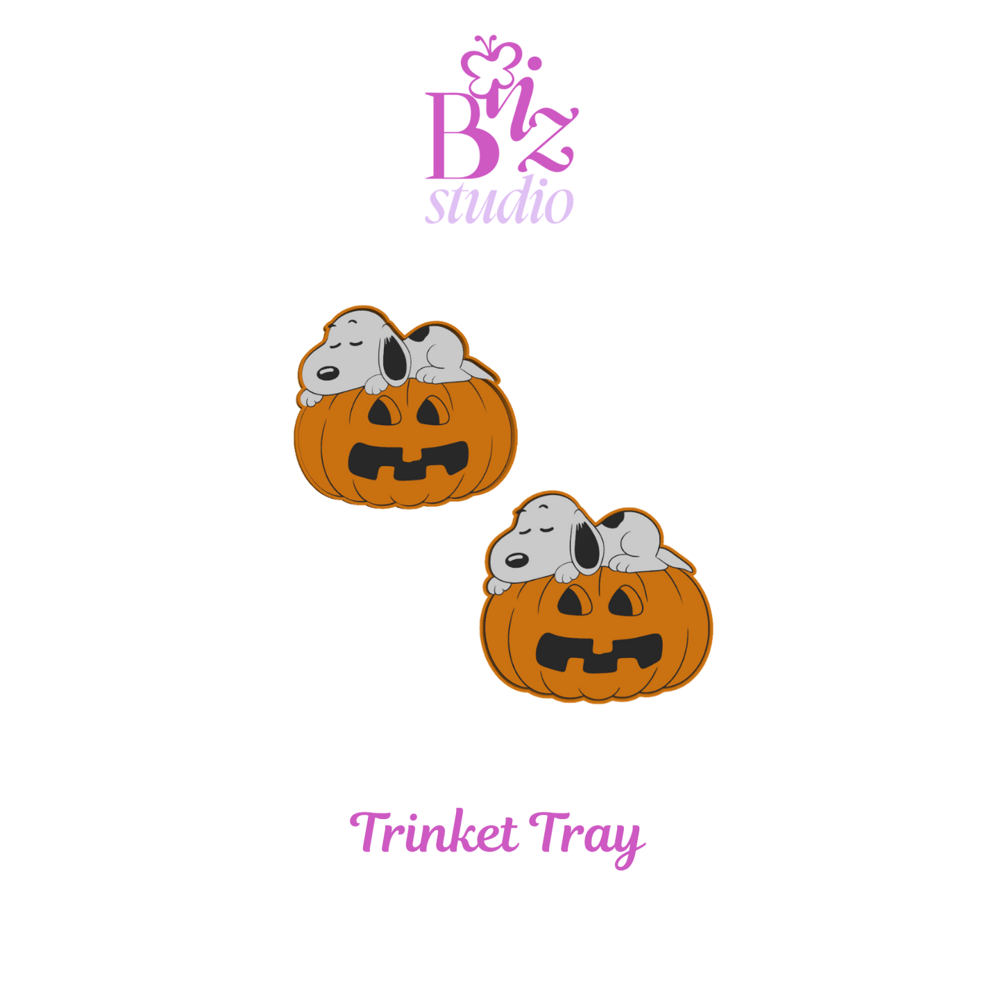 Floppy Ears 3D Pumpkin Trinket Tray