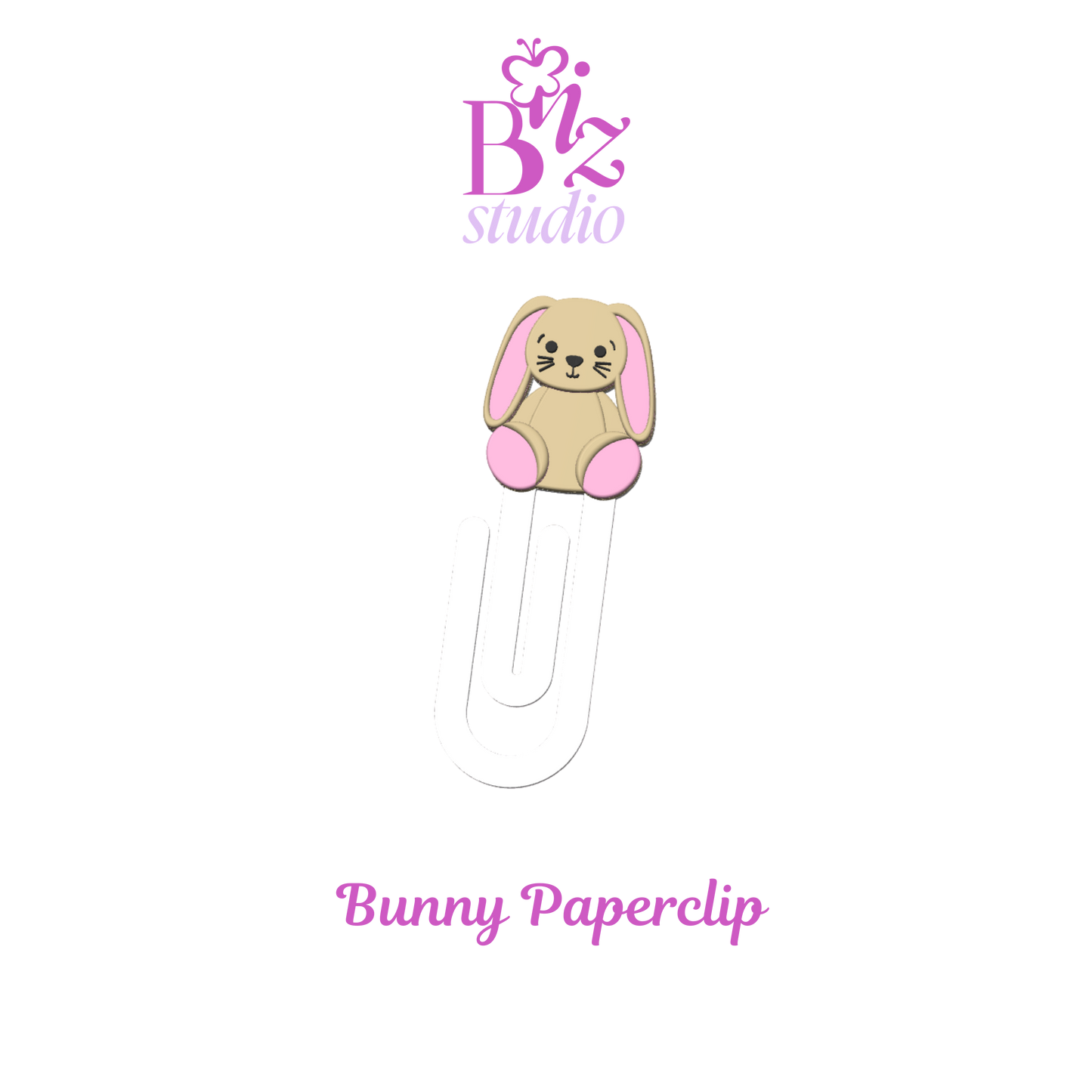Bunny 3D Paperclip