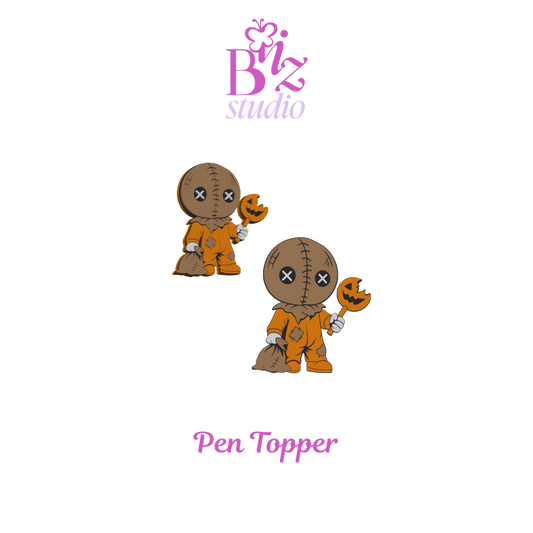 Burlap Boy 3D Pen Topper
