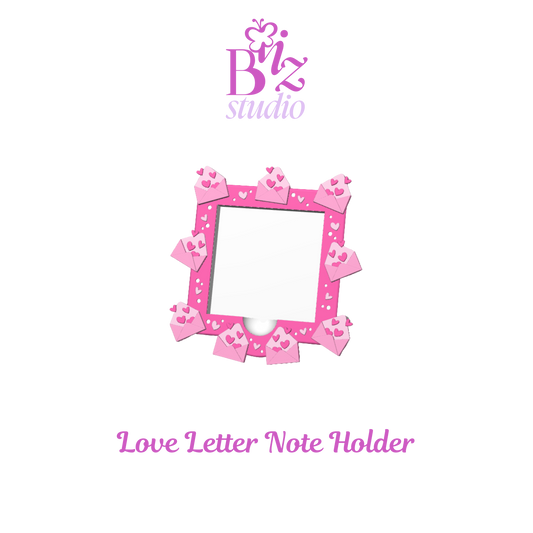 Love Letter 3D Note Holder