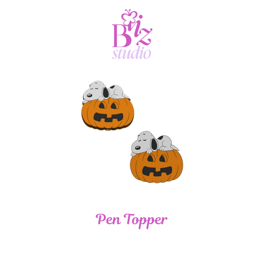 Floppy Ears 3D Pumpkin Pen Topper