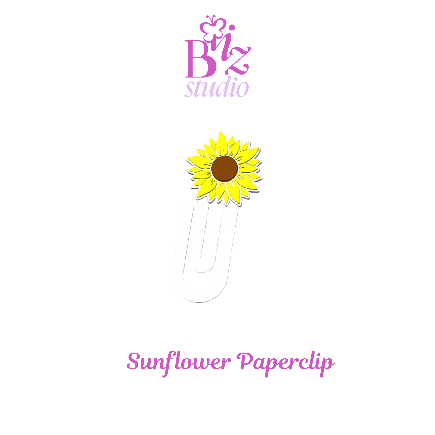 Sunflower 3D Paperclip