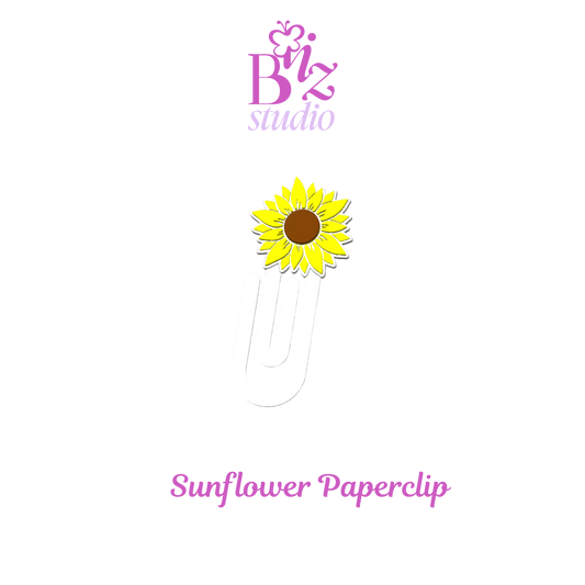 Sunflower 3D Paperclip
