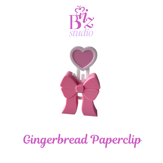 Gingerbread 3D Paperclip