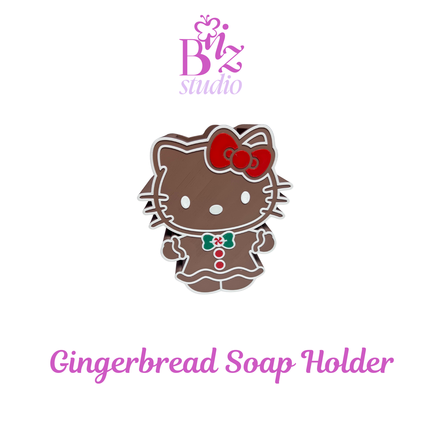 Kitty Gingerbread 3D Soap Holder