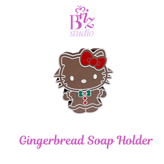 Kitty Gingerbread 3D Soap Holder