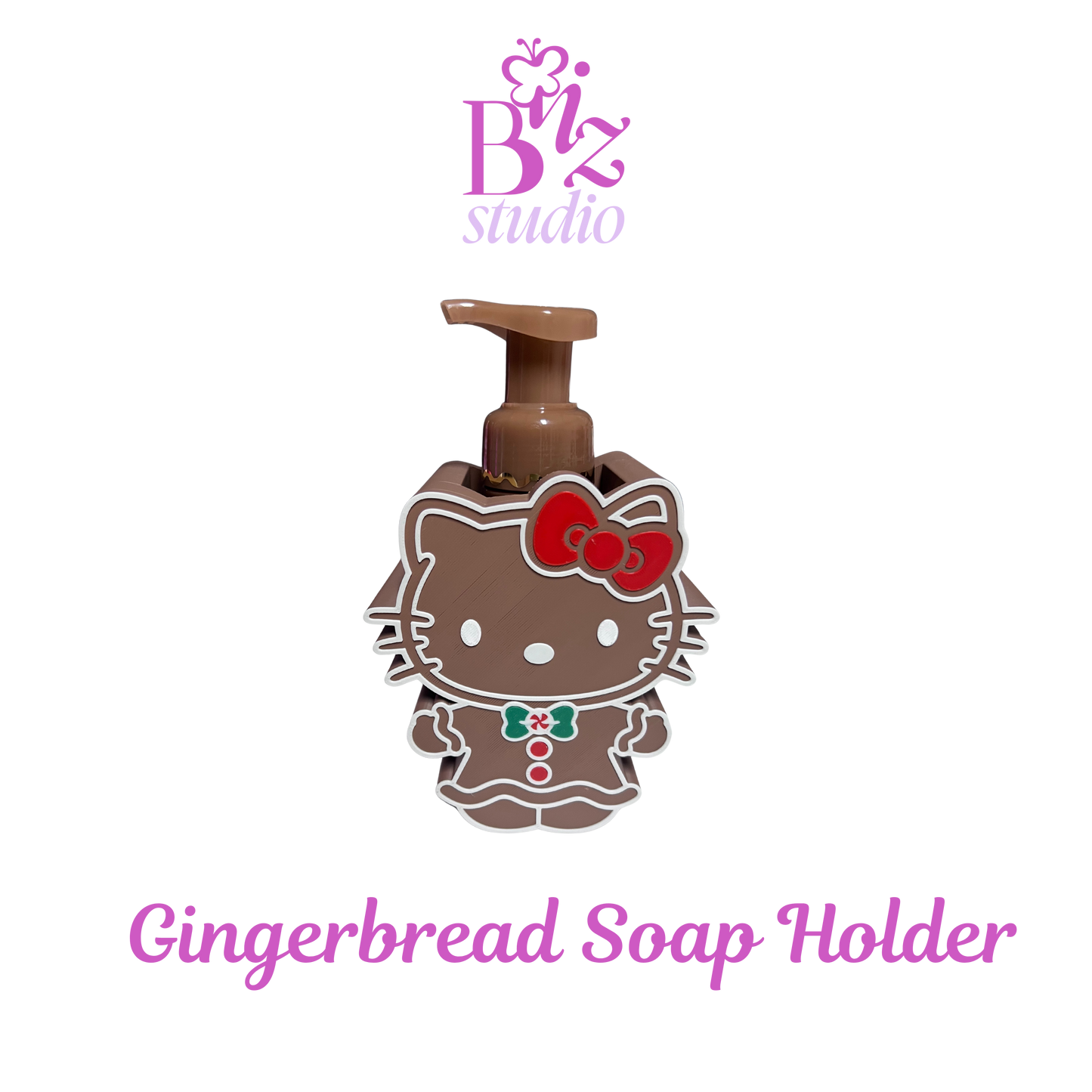 Kitty Gingerbread 3D Soap Holder