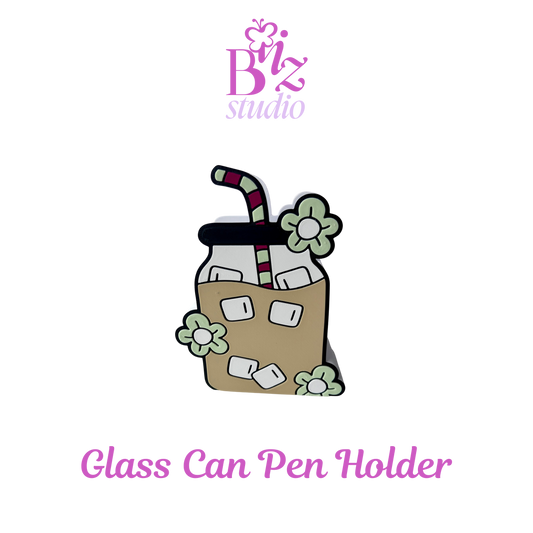 Glass Can 3D Pen Holder