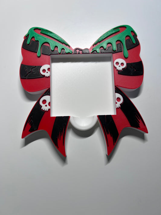 Spooky Bow 3D Sticky Note Holder