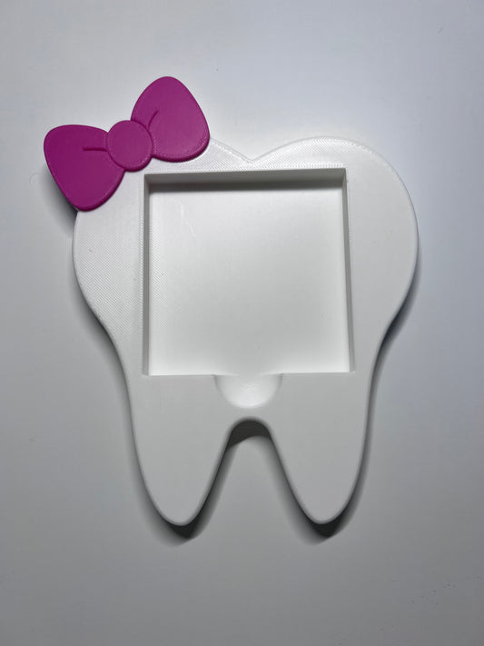 Bow Tooth 3D Sticky Note Holder