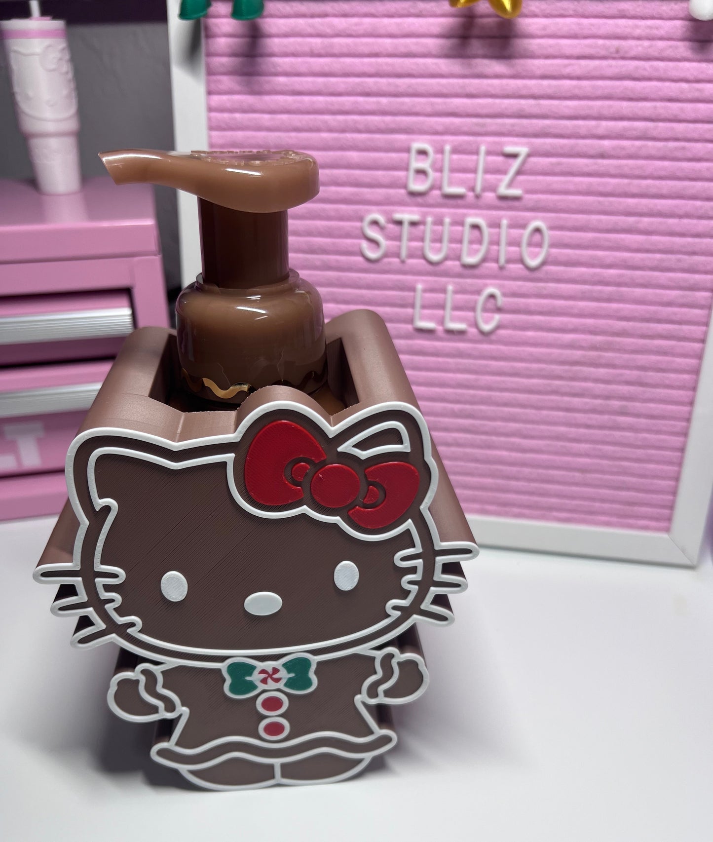 Kitty Gingerbread 3D Soap Holder