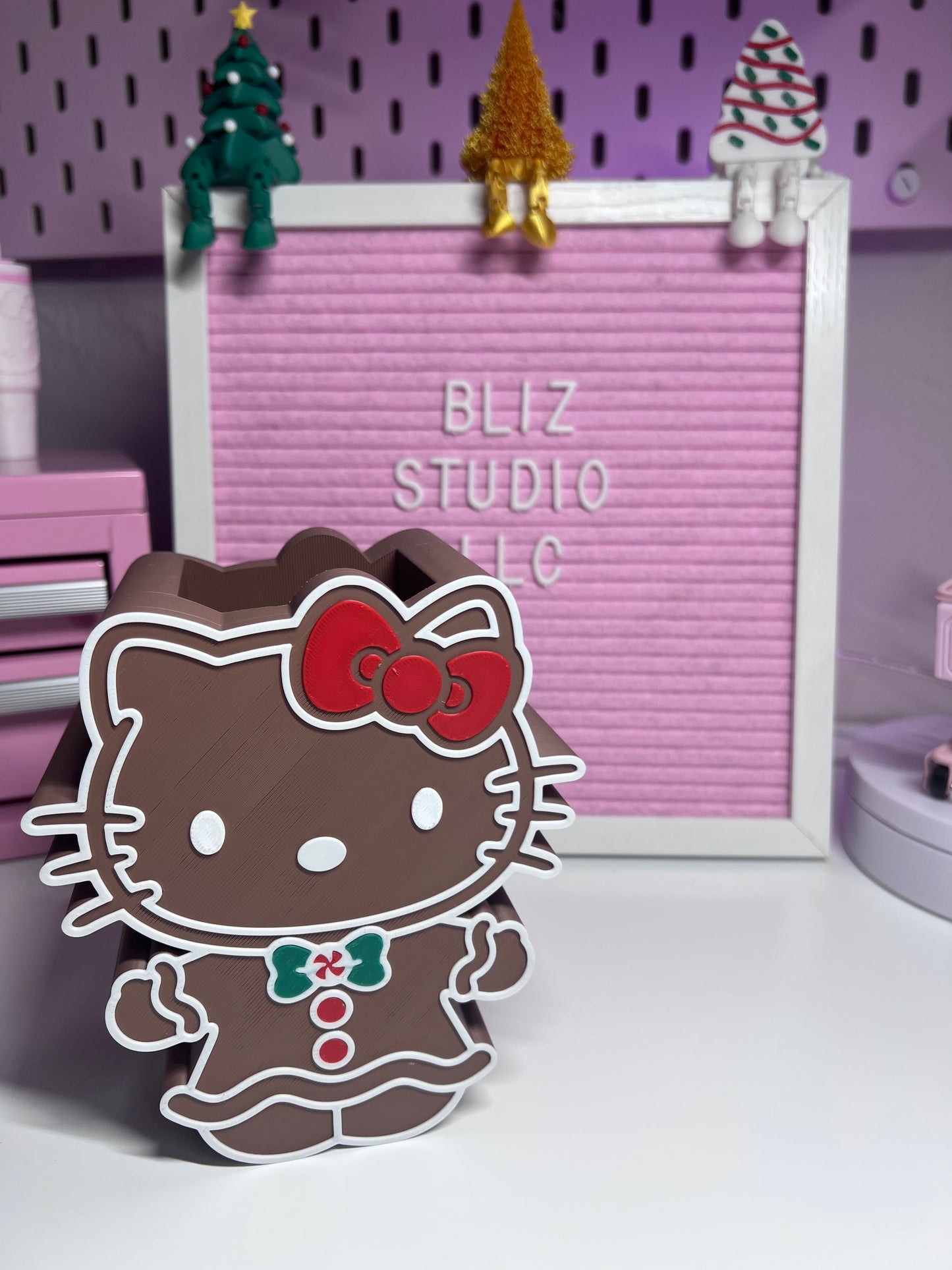 Kitty Gingerbread 3D Soap Holder
