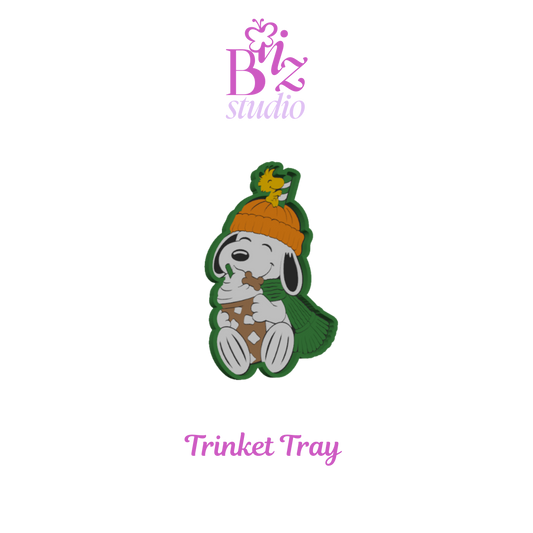 Coffee Pup 3D Trinket Tray