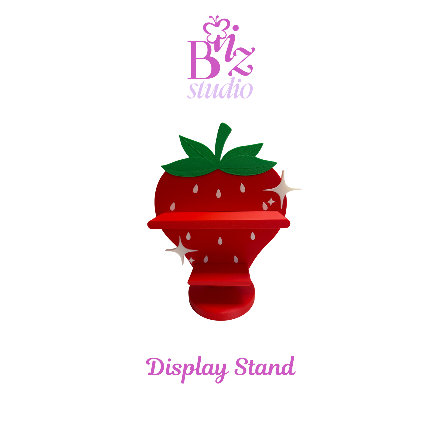 Strawberry 3D Display Stand