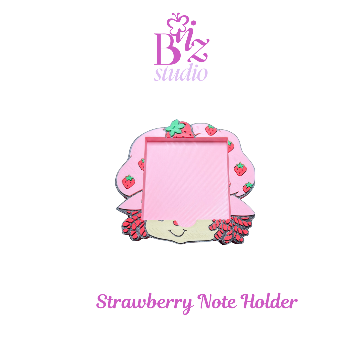 Strawberry 3D Sticky Note Holder