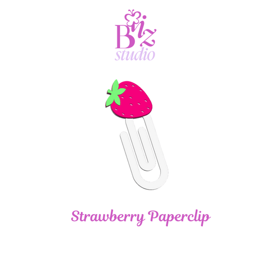 Strawberry 3D Paperclip