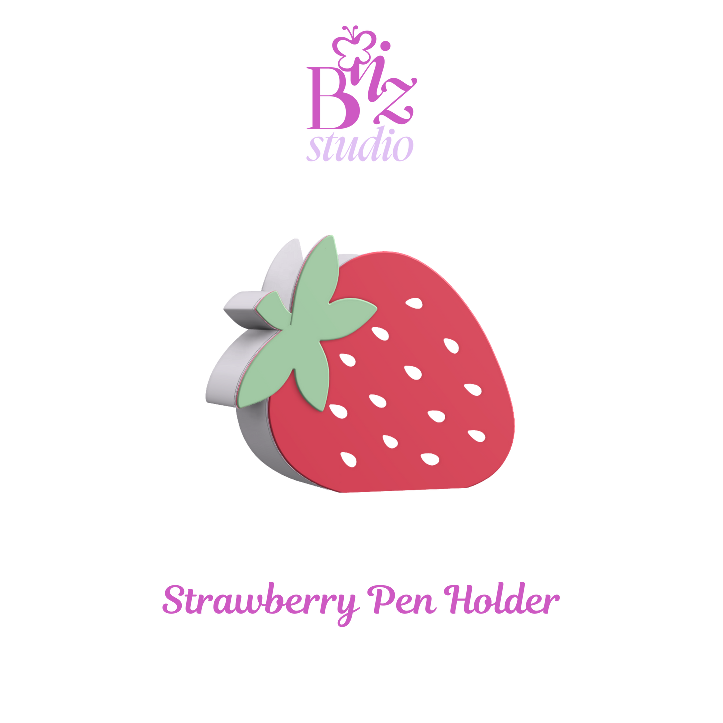 Strawberry 3D Pen Holder
