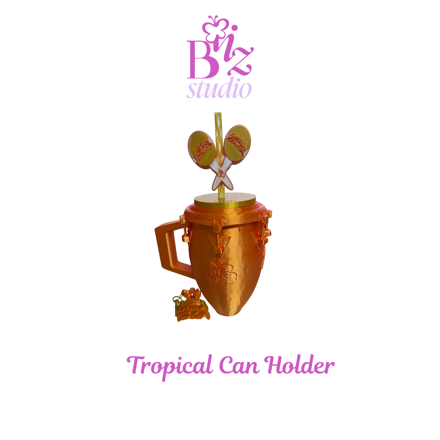 Tropical 3D Can Holder