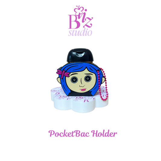 Button Eyes Hand Sanitizer Holder