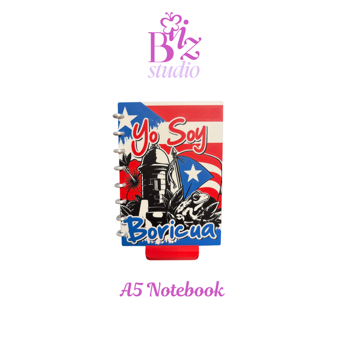 Yo Soy Boricua 3D Printed Notebook