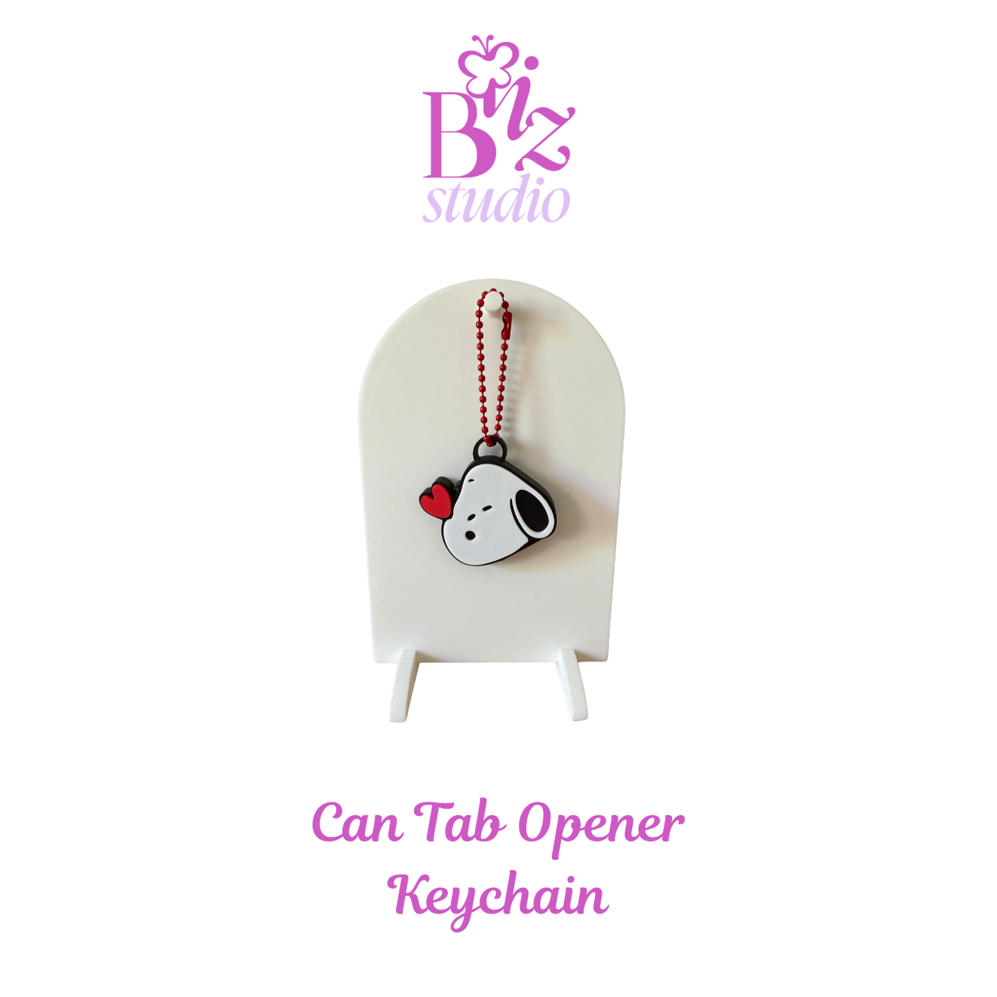 Classic Pup 3D Can Opener Keychain